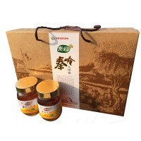 【送禮佳品】秦嶺生態(tài)土蜂蜜禮盒2瓶裝農家自產蜜新款上市