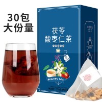 酸棗仁茯苓百合茶現(xiàn)貨批發(fā)三角茶包晚安茶亳州源頭工廠(chǎng)安舒茶