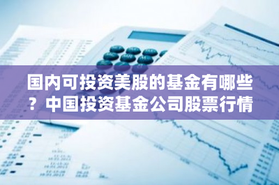 國內可投資美股的基金有哪些?中國投資基金公司股票行情走勢