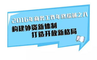 2016年商務工作年終綜述之八丨構建外資新體制 打造開放新格局